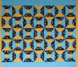 Honey bee spools 125x90cm